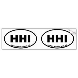 HHI Hilton Head Island Bumper Stickers