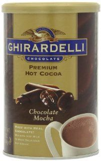 Ghirardelli Chocolate Premium Hot Cocoa Mix, Chocolate Mocha, 16 Ounce Cans (Pack of 4)  Ghiradelli Hot Chocolate  Grocery & Gourmet Food