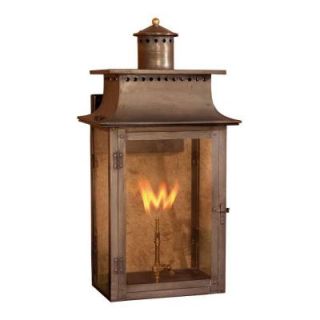 Titan Lighting Maryville 27 in. Outdoor Washed Pewter Gas Wall Lantern TN 7902