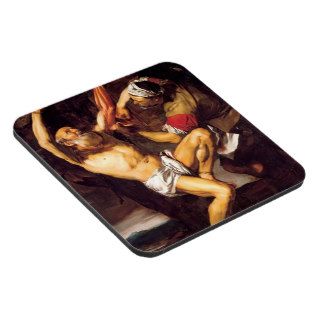 The Martyrdom of St. Bartholomew by Jusepe Ribera Drink Coasters
