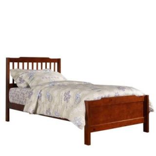 HomeSullivan Mission Style Twin Bed in Mahogany DISCONTINUED 40B27MHT 1(MTL)[BED]