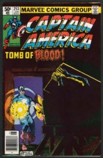 CAPTAIN AMERICA #253 Marvel comic book 1 1981 OJ Simpson; Lego ads Entertainment Collectibles