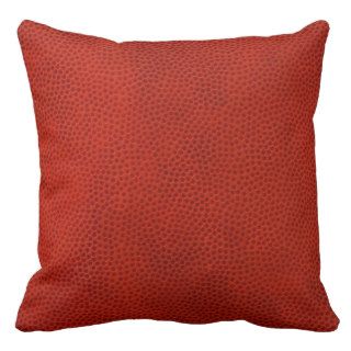 Basketball Close Up Texture Throw Pillow