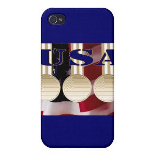 USA GOLD iPhone 4/4S CASES