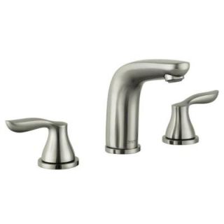 Hansgrohe Solaris E 8 in. 2 Handle Bathroom Faucet in Brushed Nickel 04169820