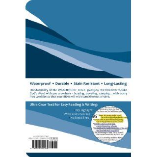 Waterproof Bible   NLT   Blue Bardin & Marsee Publishing 9781609690069 Books