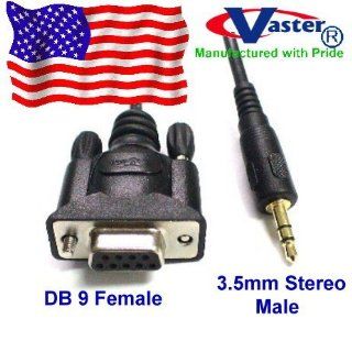 RS232 DB 9 Female to Stereo 3.5mm Plug Cable 6 Ft, 3PCS/PACK Computers & Accessories