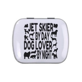 Dog Lover Jet Skier Jelly Belly Candy Tin