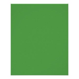Green Color 4.5 x 5.6 Glossy Paper Flyer