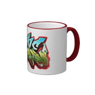 free style graffiti coffee mugs