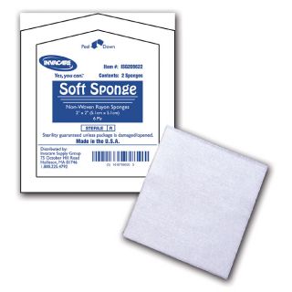 Invacare Sterile 6 ply 4 x 4 Soft Sponges (Case of 300) Medical Supplies