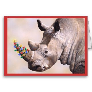 Rhino & Lights card