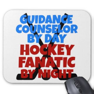 Hockey Lover Guidance Counselor Mouse Pads