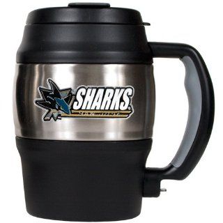 San Jose Sharks NHL 20oz Stainless Steel Mini Jug with Bottle Opener  Sports Fan Thermoses  Sports & Outdoors