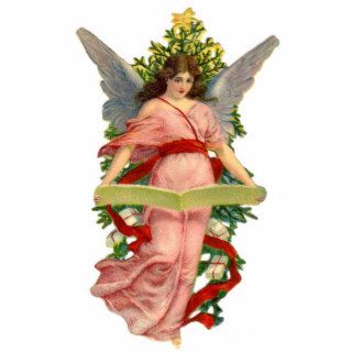 Antique Angel Christmas Tree Ornament Cut Outs