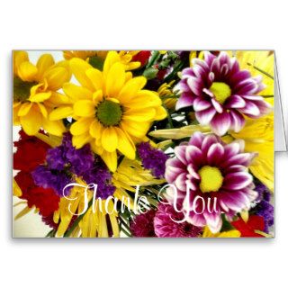 Floral Bouquet Thank You Cards