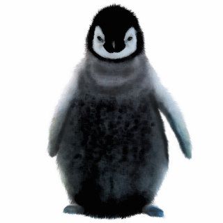 Cute Baby Penguin Wildlife Sculpted Gift Photo Cutout