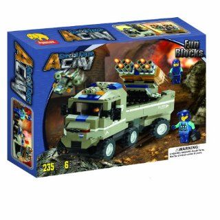 Fun Blocks 'Army Troopers' Brick Set H 235 Pieces (J5615) Toys & Games