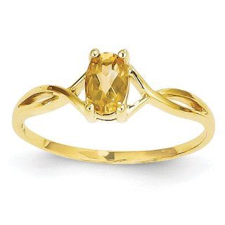 14k Citrine Birthstone Ring Rings For Women Jewelry