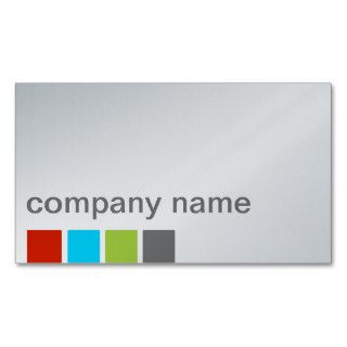 Color Blocks Business Card