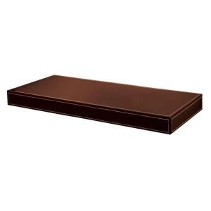 Azure 10 in. Rich Brown Leather Shelf Kit (Price Varies by Length) VAZURE1024RB