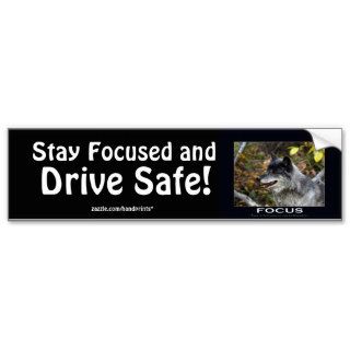Grey Wolf Motivational Gifts Bumper Stickers