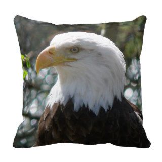 Bald Eagle   National Bird Of The United States Throw Pillows