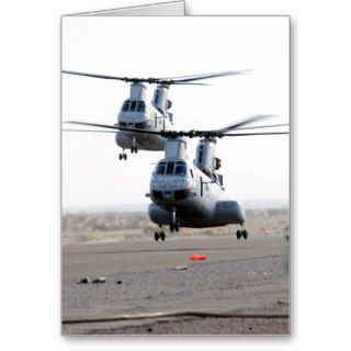 Boeing Vertol CH 46 Sea Knight Greeting Cards