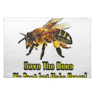 Save The Bees Place Mat