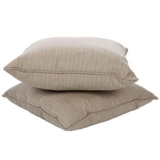 Clara 22 inch Indoor/ Outdoor Throw Pillows with Sunbrella Fabric (Set of 2) Outdoor Cushions & Pillows