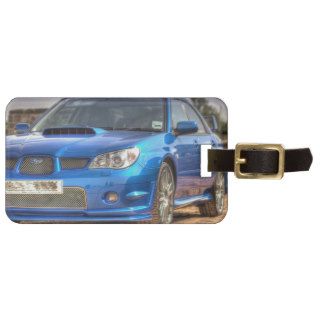 Subaru Impreza STi "Hawkeye" in Blue Bag Tags