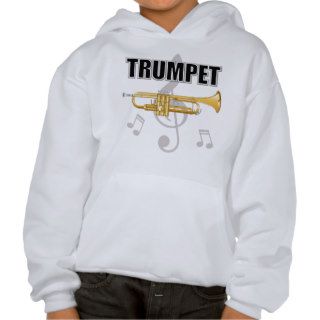 Trumpet Notes Kids Hoodie