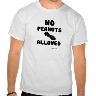 No Peanuts T shirt