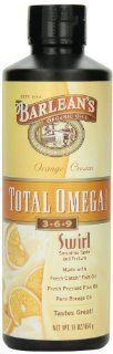 Barlean's Orange Cream Total Omega Swirl, 16 Ounce Health & Personal Care