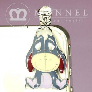 ip266 Cute Eeyore Anti Dust Plug Cover Charm for iPhone 3.5mm Cell Phone Cell Phones & Accessories