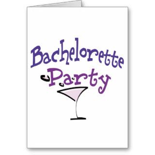 Bachelorette Party Greeting Cards