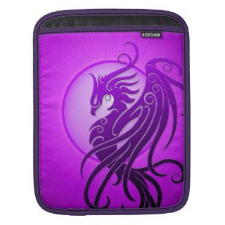 Purple Tribal Phoenix Sleeve For iPads