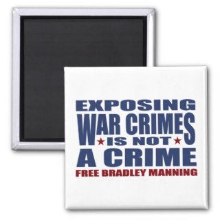 Free Bradley Manning Fridge Magnets
