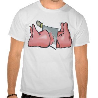 Pork ~ Meat Cuts ~ Pig Swine Hog Butcher T Shirt