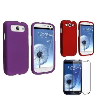 BasAcc Red Case/ Purple Case/ Protector for Samsung Galaxy S III/ S3 BasAcc Cases & Holders