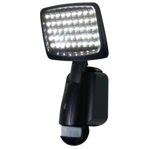 XEPA 160 Degree Outdoor Motion Activated Solar Powered Black LED Security Light XP645EB
