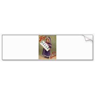 Fry's "Five Boys" Milk Chocolate Ad Sign Bumper Stickers