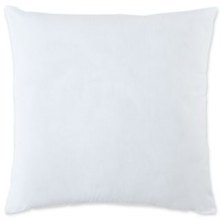 Euro Synthetic Pillow Form, White