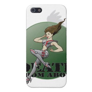 MechCorps "Death Above" Nose Art iPhone case iPhone 5 Covers