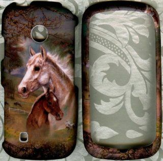 Horse LG MN270 Beacon Metro PCS phone case hard cover Cell Phones & Accessories