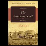 American South A History, Volume I