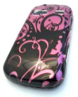LG LN272 Rumor Reflex Pink Vine Abstract Cute Gloss 3D Case Skin Cover Accessory Protector Cell Phones & Accessories