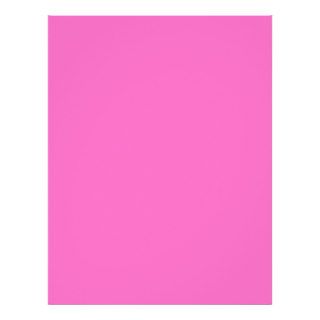 Plain Hot Pink Background. Full Color Flyer