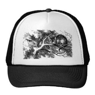 Cheshire Cat in a Tree Mesh Hats