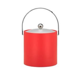 Kraftware 3 qt. Insulated Ice Bucket in Red 10766